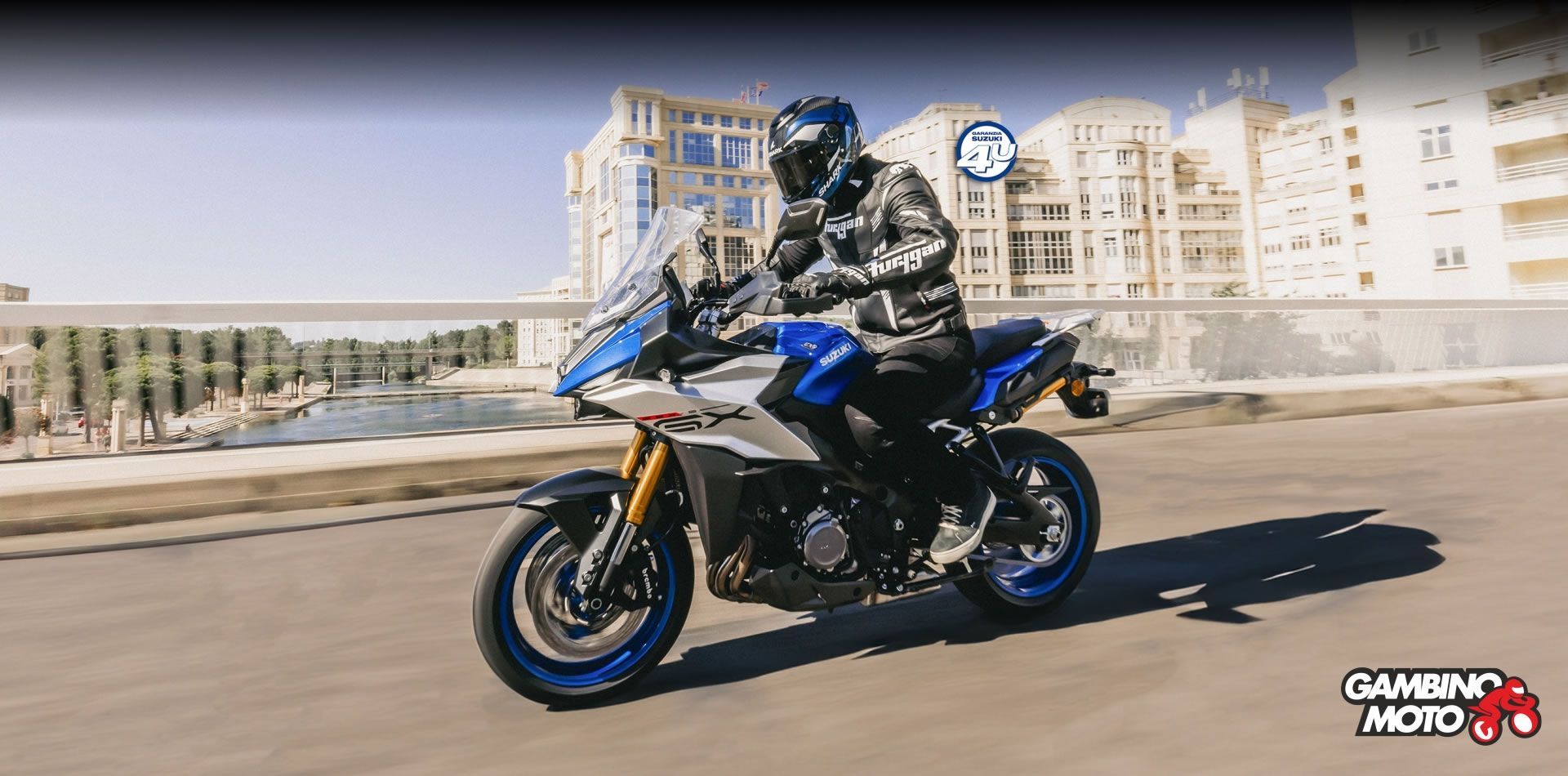 Gambino Moto, concessionaria ufficiale Suzuki Moto, Sym scooter, CF Moto, accessori e abbigliamento moto
