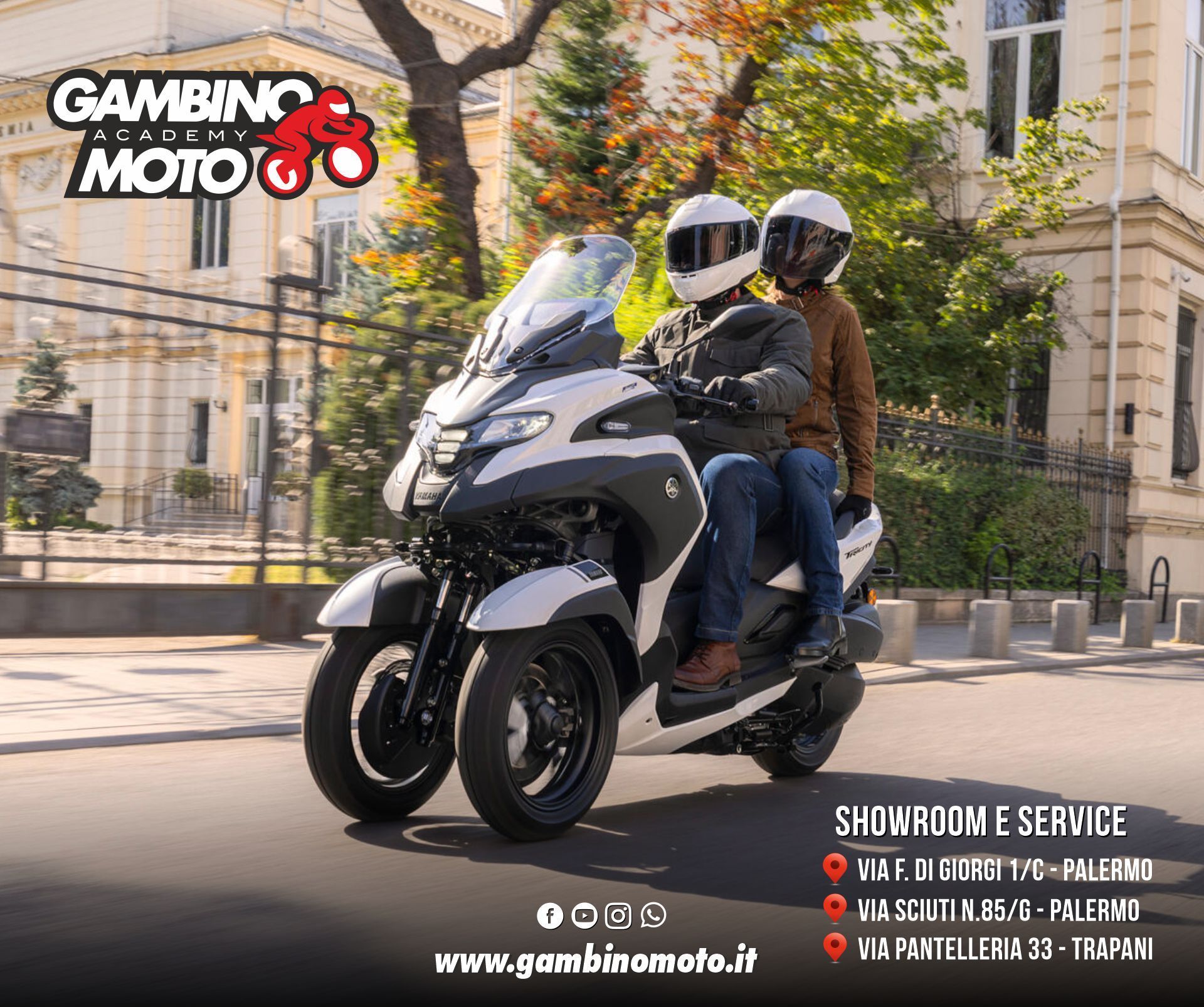 Concessionaria Yamaha a Palermo: perché il nuovo Yamaha Tricity 300 2026 può cambiare il modo di vivere la città