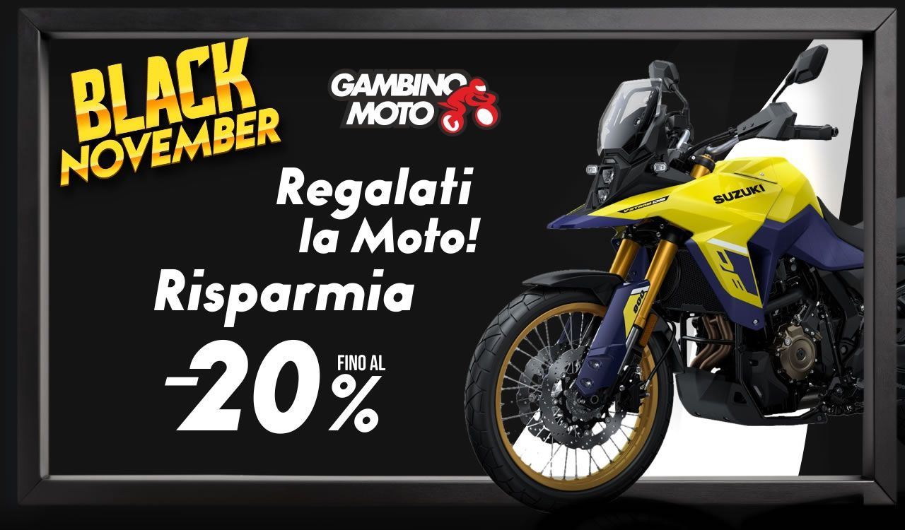 Visualizza la promozione Black November da Gambino Moto!